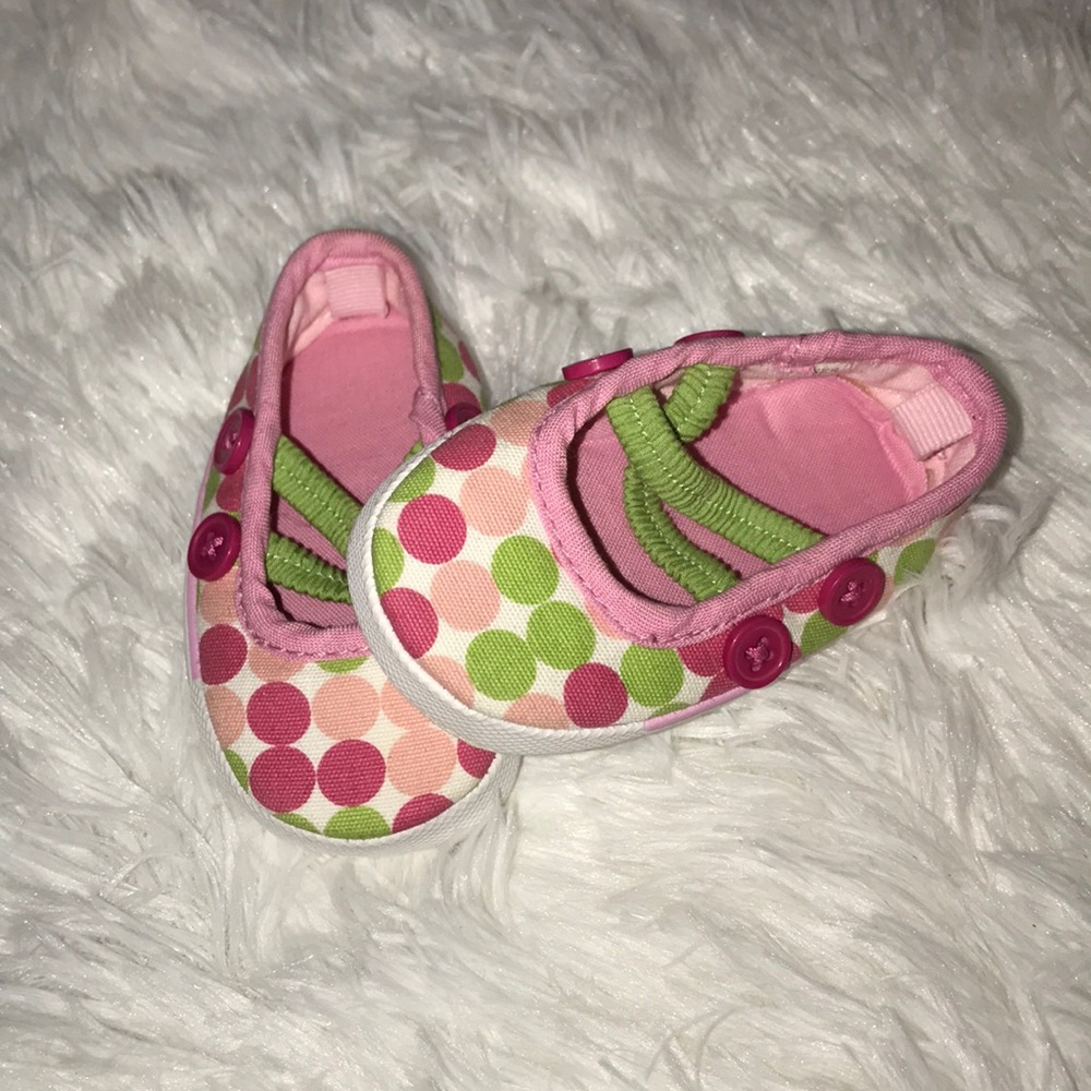 Polka Dot Baby Shoes
